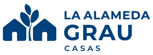 logo lomas de grau casas azul