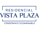 logo mini residencial vista plaza azul